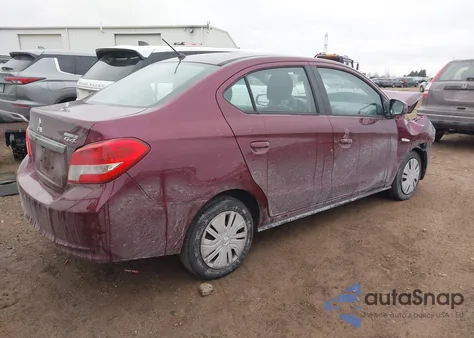 2019 Mitsubishi Mirage G4 Es из США, поврежденный, VIN ML32F3FJ1KHF06424